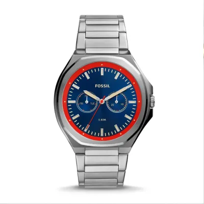 Fossil Evanston Multifunction Stainless Steel Watch